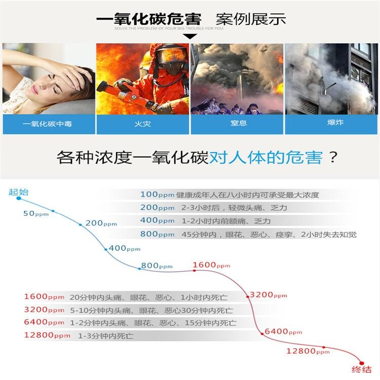 博達(dá)創(chuàng)  數(shù)顯款一氧化碳泄漏報(bào)警器 廠家直銷